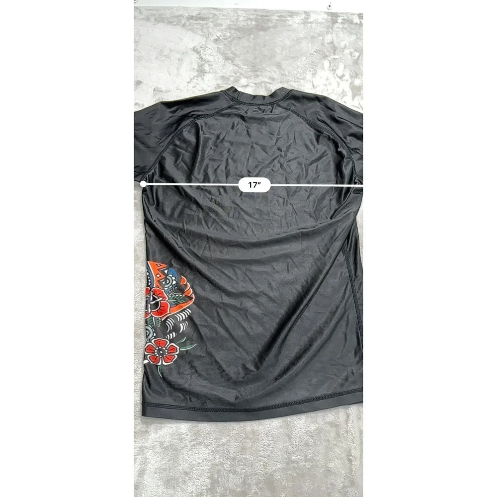BJJ Rash Guard Men Size XL Black Long Sleeve Premium Jiu Jitsu Gitana Fightwear